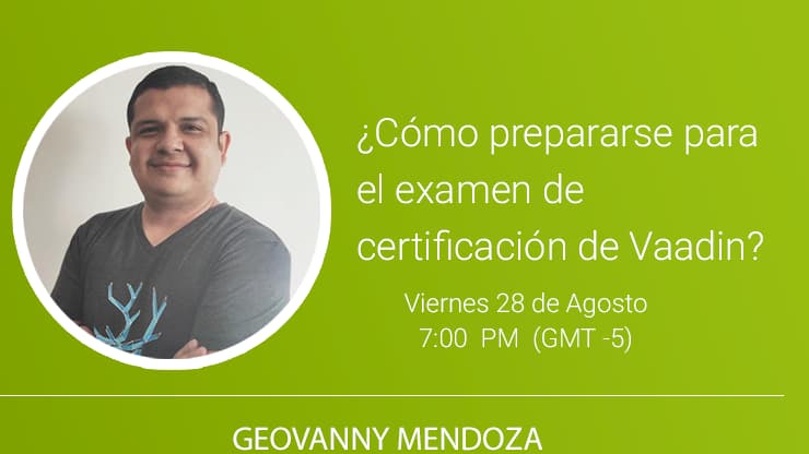 Portada de ¿Cómo prepararse para el examen de certificación de Vaadin?