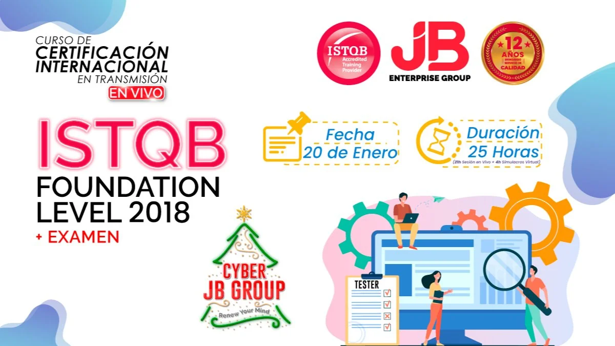 Portada de CYBER JB GROUP: ISTQB Foundation Level 2018 + Examen
