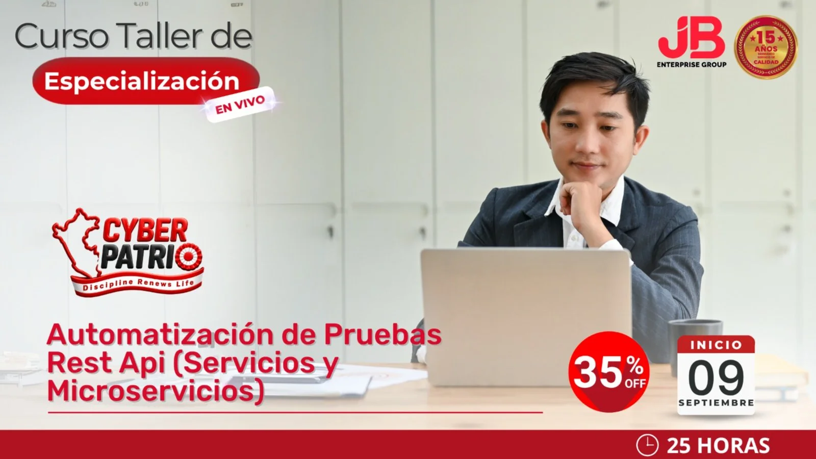 Portada de CYBER PATRIO!๐JB EG AUTO DE PRUEBAS R. API