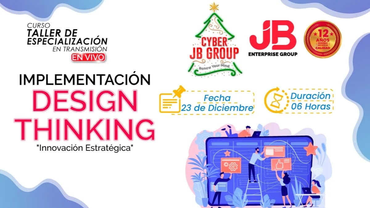 Portada de CYBER JB GROUP: Implementación Design Thinking