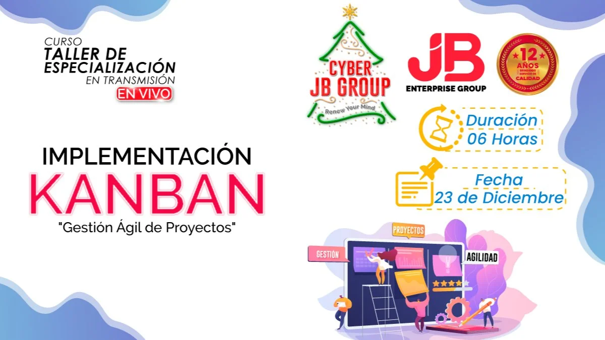 Portada de CYBER JB GROUP: Implementación KANBAN
