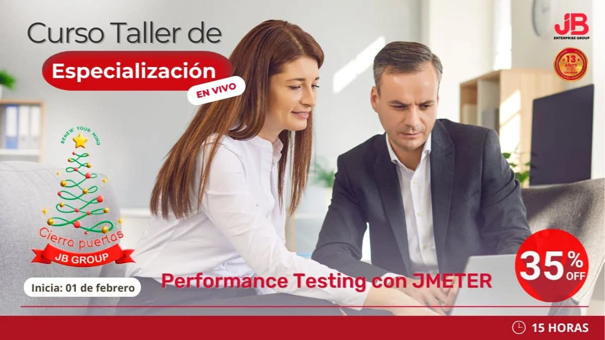Portada de CIERRA PUERTAS JB GROUP: PERFORMANCE TESTING CON JMETER