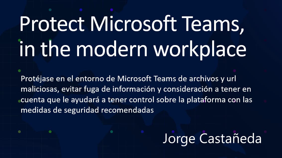 Portada de Proteja el entorno de Microsoft Teams - Global Azure