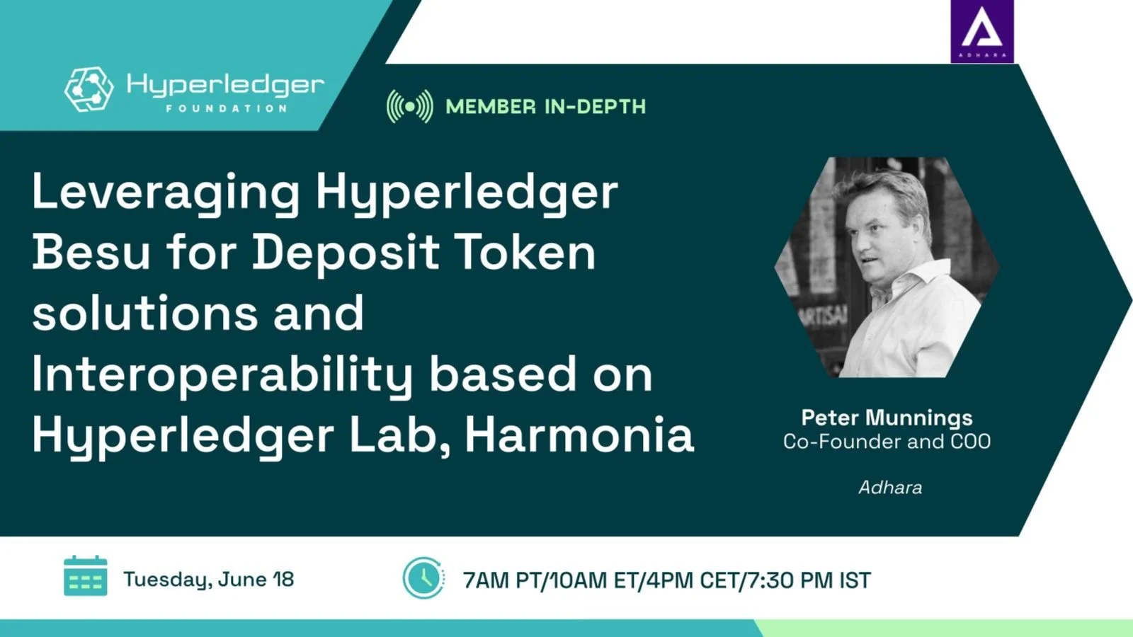 Portada de Using Hyperledger Besu for Deposit Tokens & Interoperability with Harmonia Lab