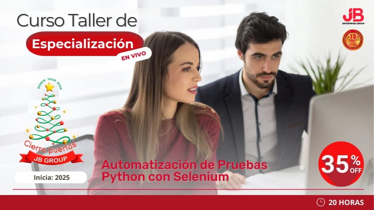 Portada de CIERRA PUERTAS JB GROUP: AUTOMATIZACIÓN DE PRUEBAS PYTHON CON SELENIUM