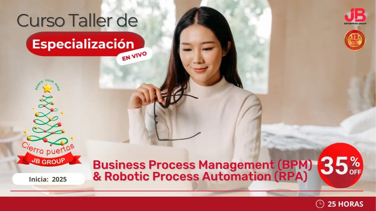 Portada de CIERRA PUERTAS JBGROUP: BUSINESS PROCESS MANAGEMENT & ROBOTIC PROCESS AUTOMATION
