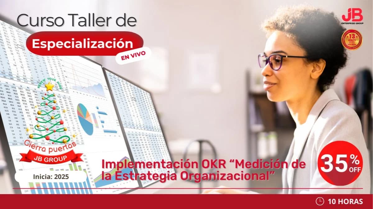 Portada de CIERRA PUERTAS JB GROUP "RENEW YOUR MIND": IMPLEMENTACIÓN OKR