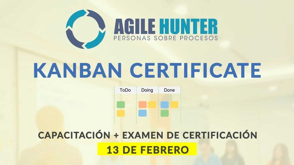 Portada de Kanban Certificación + Capacitación