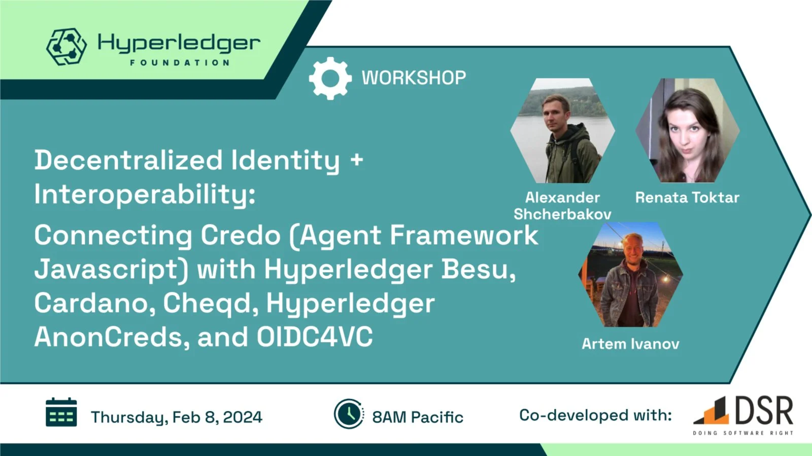 Portada de Decentralized Identity: Connecting Besu, Cardano, AnonCreds, Cheqd, OIDC4VC, AFJ