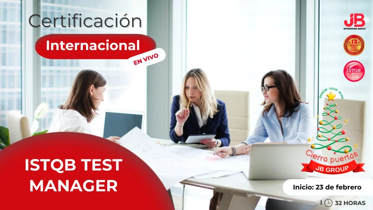 Portada de CIERRA PUERTAS JB GROUP "RENEW YOUR MIND": ISTQB TEST MANAGER