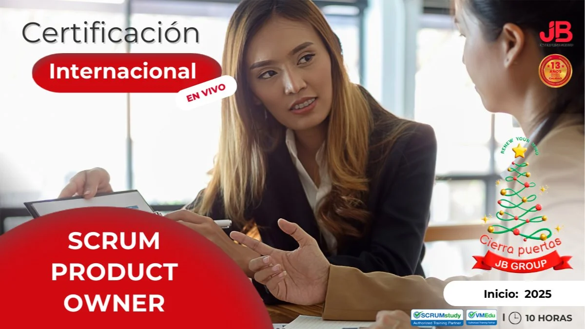 Portada de CIERRA PUERTAS JB GROUP "RENEW YOUR MIND": SCRUM PRODUCT OWNER