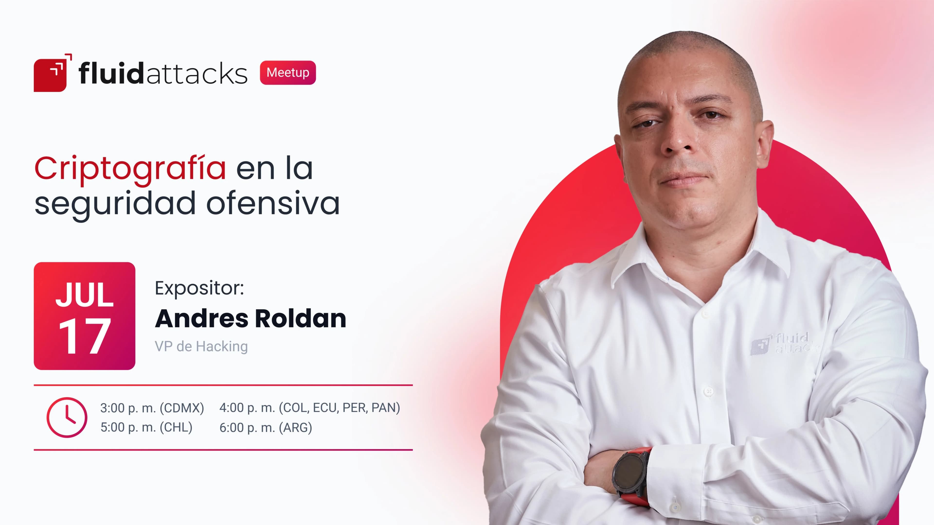Portada de Meetup | Criptografía en la seguridad ofensiva