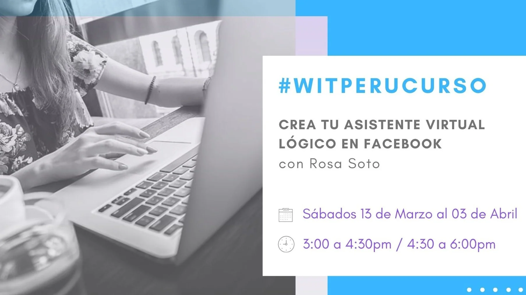 Portada de CREA TU ASISTENTE VIRTUAL LÓGICO EN FACEBOOK
