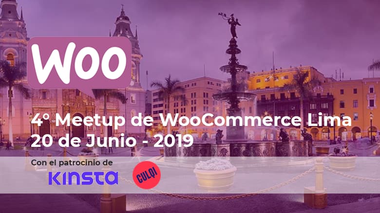 Portada de 4° Meetup - WooCommerce Lima