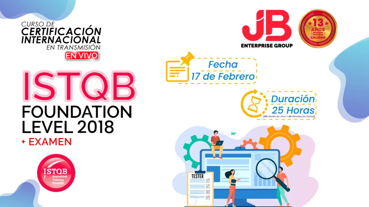 Portada de CURSO ONLINE: ISTQB FOUNDATION LEVEL 2018