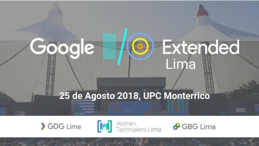 Portada de I/O Extended Lima 2018