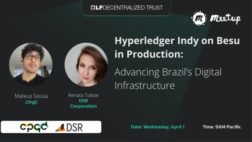 Portada de Hyperledger Indy on Besu in Production:Advancing Brazil’s Digital Infrastructure