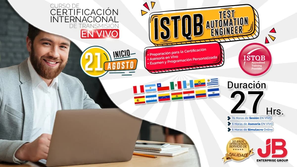 Portada de CYBER โค๏ธ๐ฃ๐๐ฅร: โISTQB Advanced Level Test Automation Engineer"