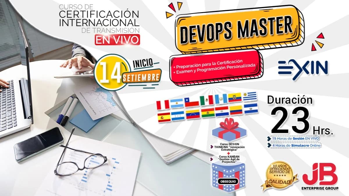 Portada de CYBER ❤️𝗣𝗘𝗥Ú: “DEVOPS MASTER"