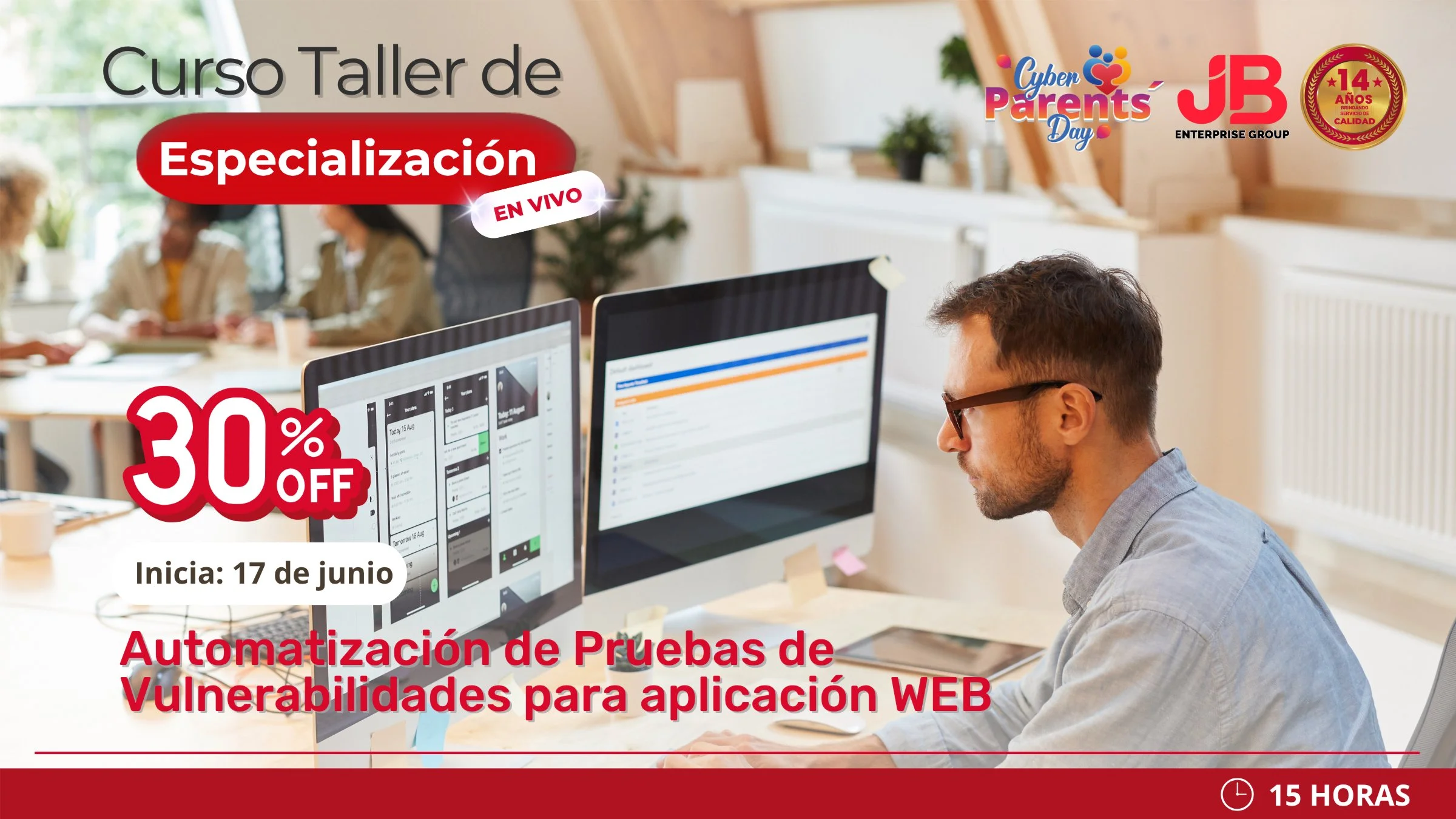 Portada de CYBER PARENTS DAY: AUTOMATIZACIÓN DE VULNERABILIDADES PARA APLICACIÓN WEB