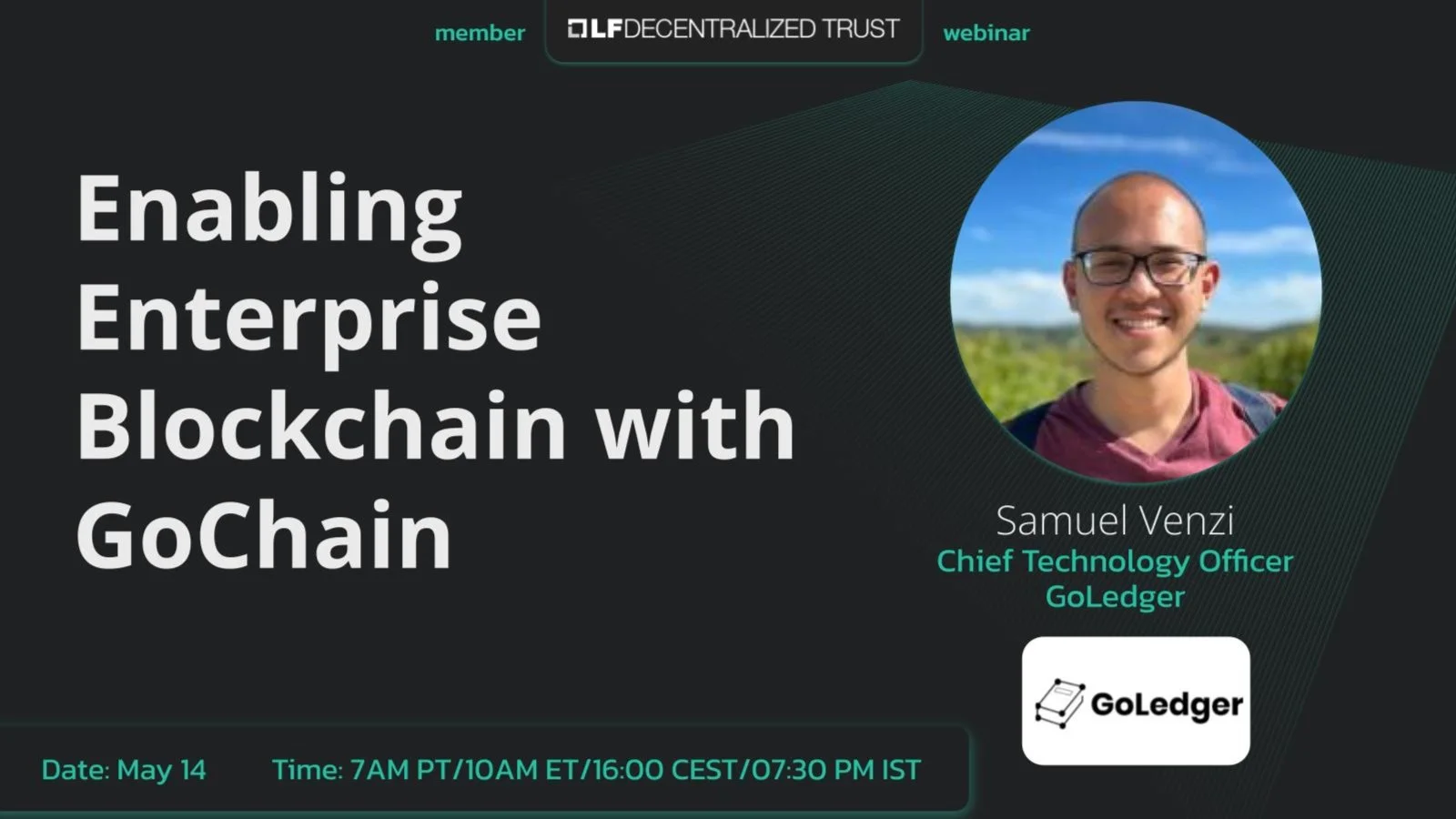 Portada de LFDT Webinar with GoLedger: Enabling Enterprise Blockchain with GoChain