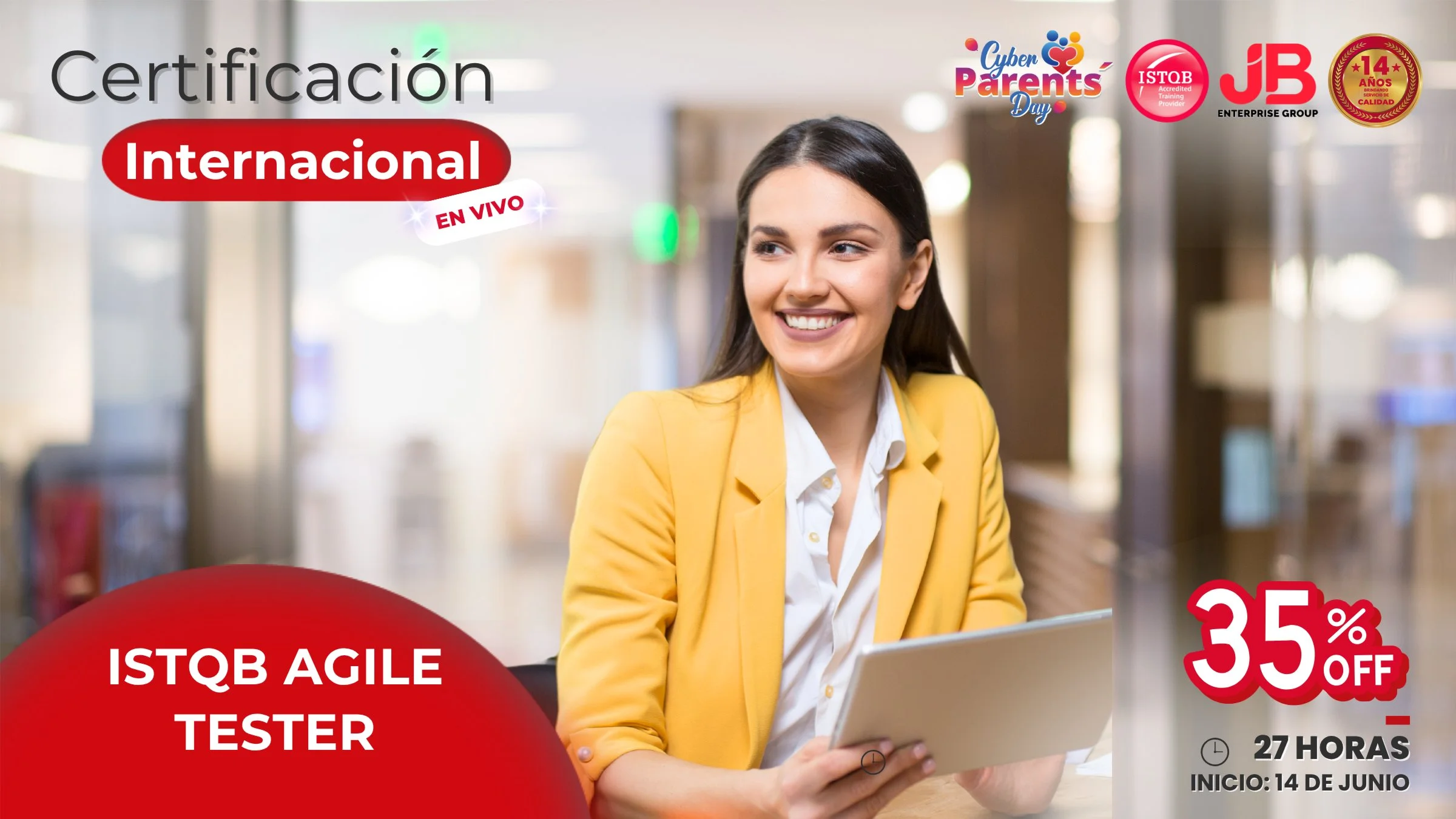 Portada de CYBER PARENTS DAY: ISTQB AGILE TESTER