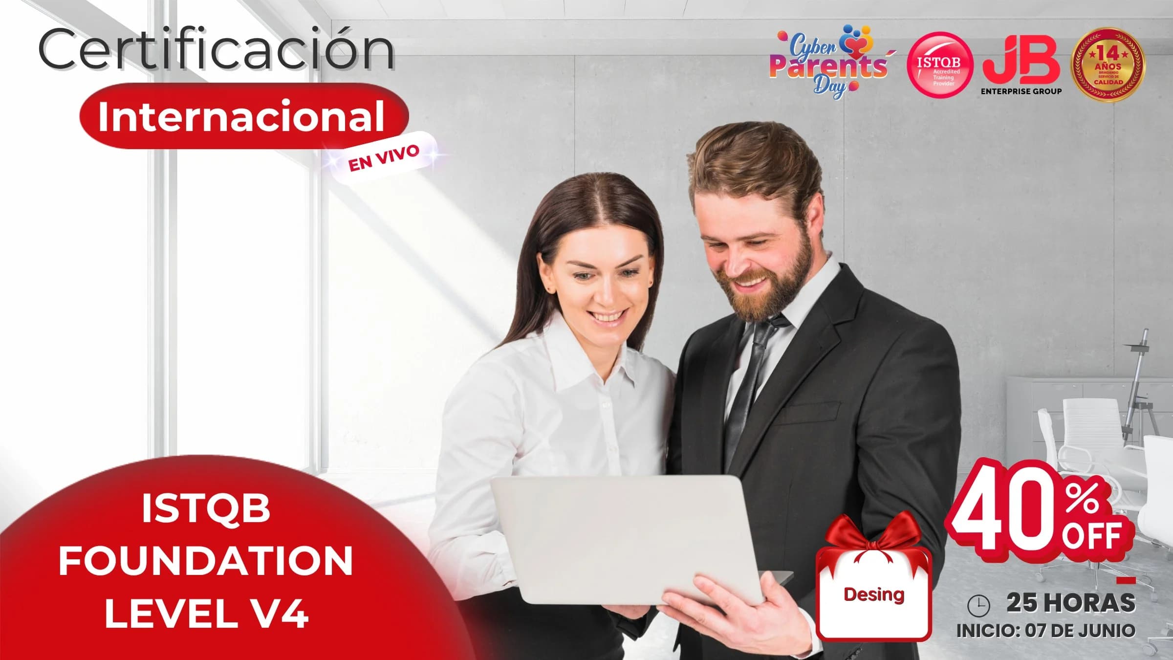 Portada de Desea realizar su inscripción: CERTIFICACION ISTQB FOUNDATION LEVEL V4 + EXAMEN