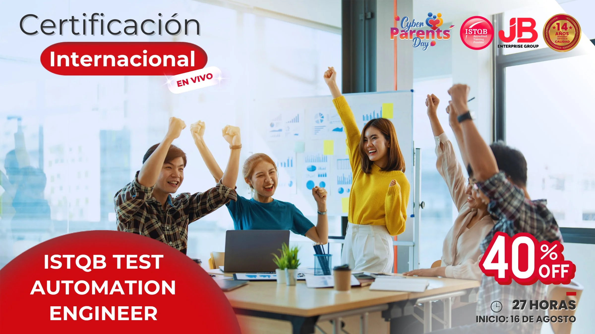 Portada de CYBER PARENTS DAY: ISTQB TEST AUTOMATION ENGINEER