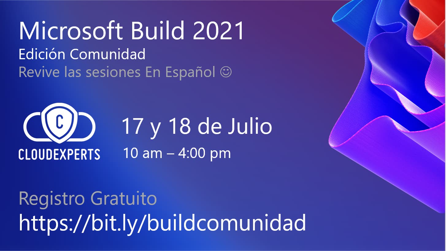 Portada de Microsoft Build 2021 - Edición de Comunidad