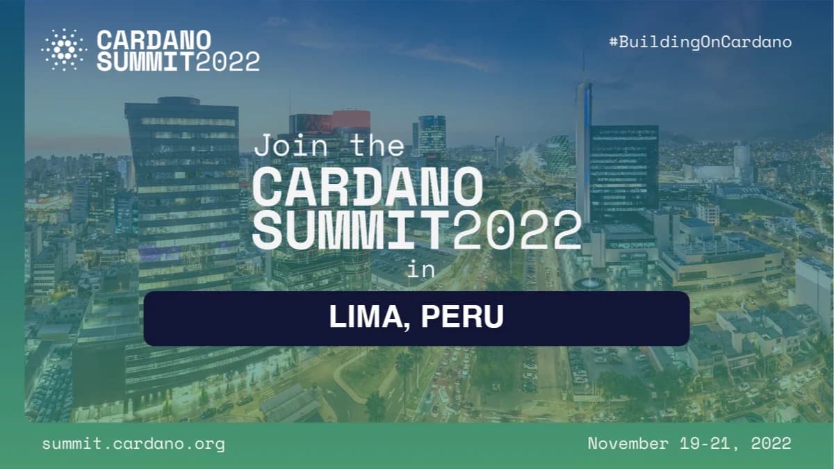 Portada de Cardano Summit 2022 Lima