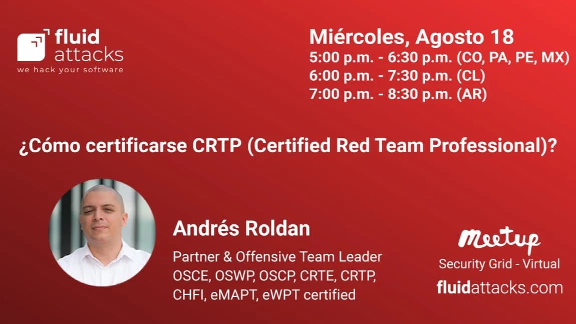 Portada de ¿Cómo Certificarse CRTP (Certified Red Team Professional)?
