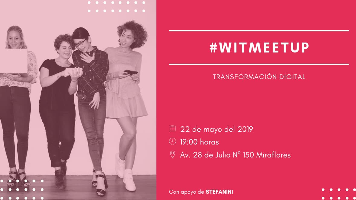 Portada de WiTMeetup de Mayo / Registro en google form - LINK ABAJO ⬇⬇⬇⬇