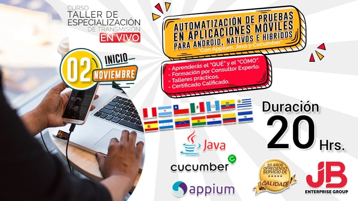 Portada de Programa : “Gestión de Calidad de Software en Aplicaciones Móviles
