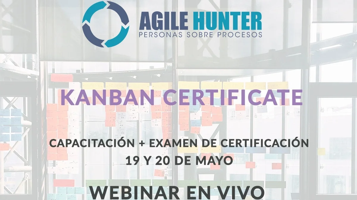 Portada de Capacitación y Certificación Kanban