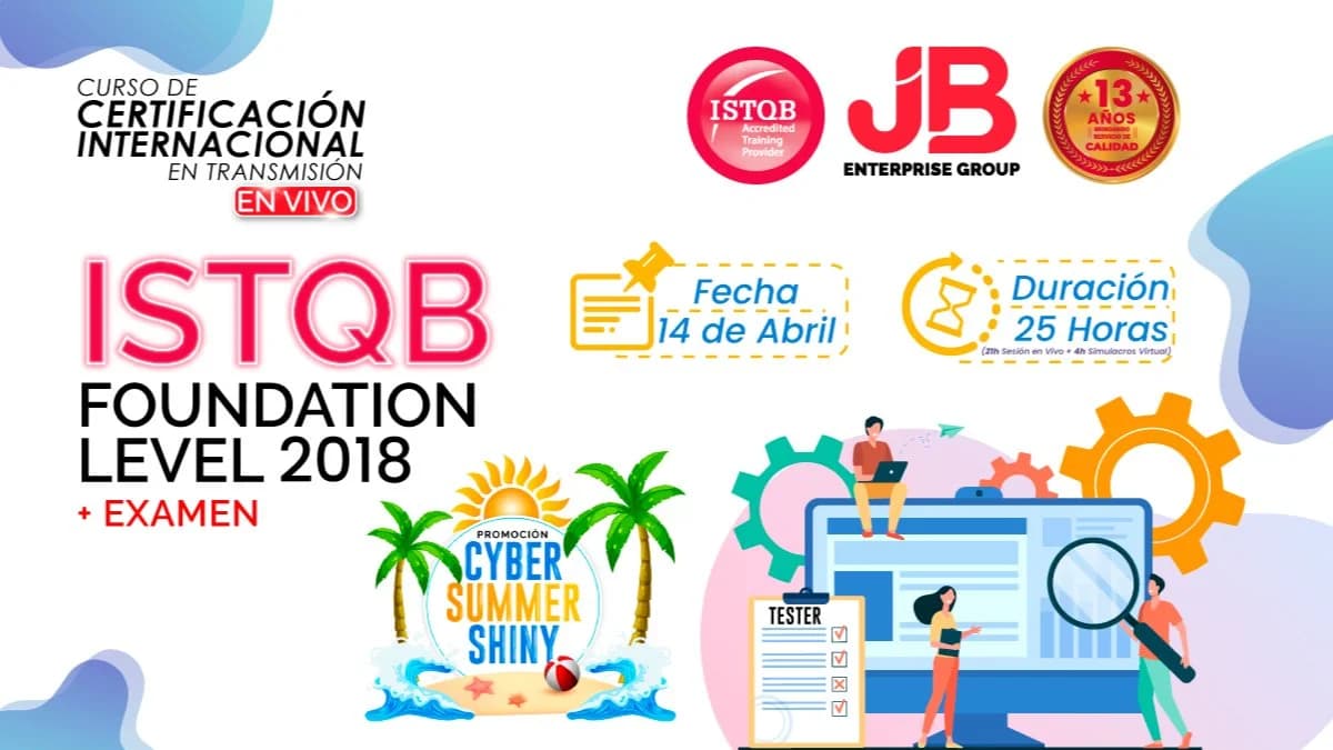 Portada de CYBER SUMMER SHINY: ISTQB FOUNDATION LEVEL 2018