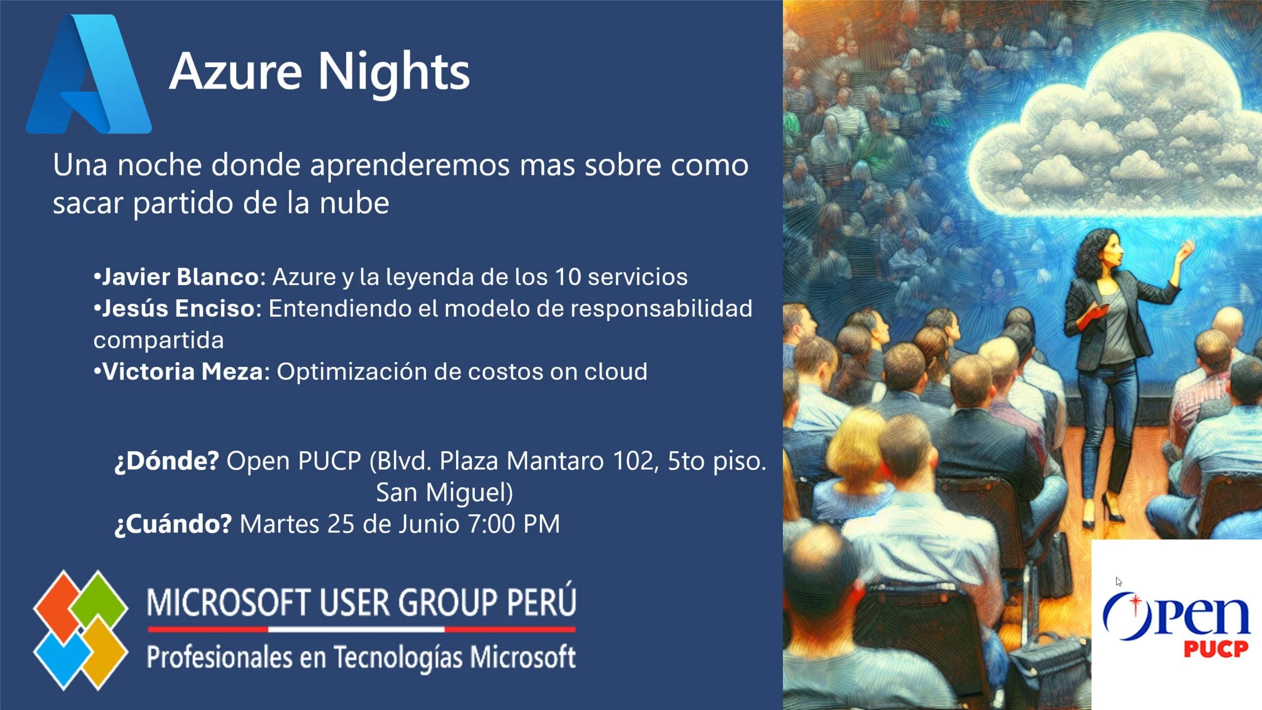 Portada de Azure Nights - Junio