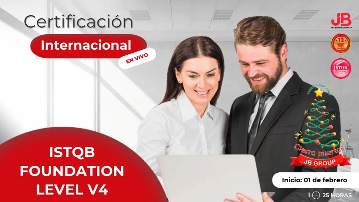 Portada de CIERRA PUERTAS "JB GROUP": CERTIFICACION ISTQB FOUNDATION LEVEL V4 + EXAMEN