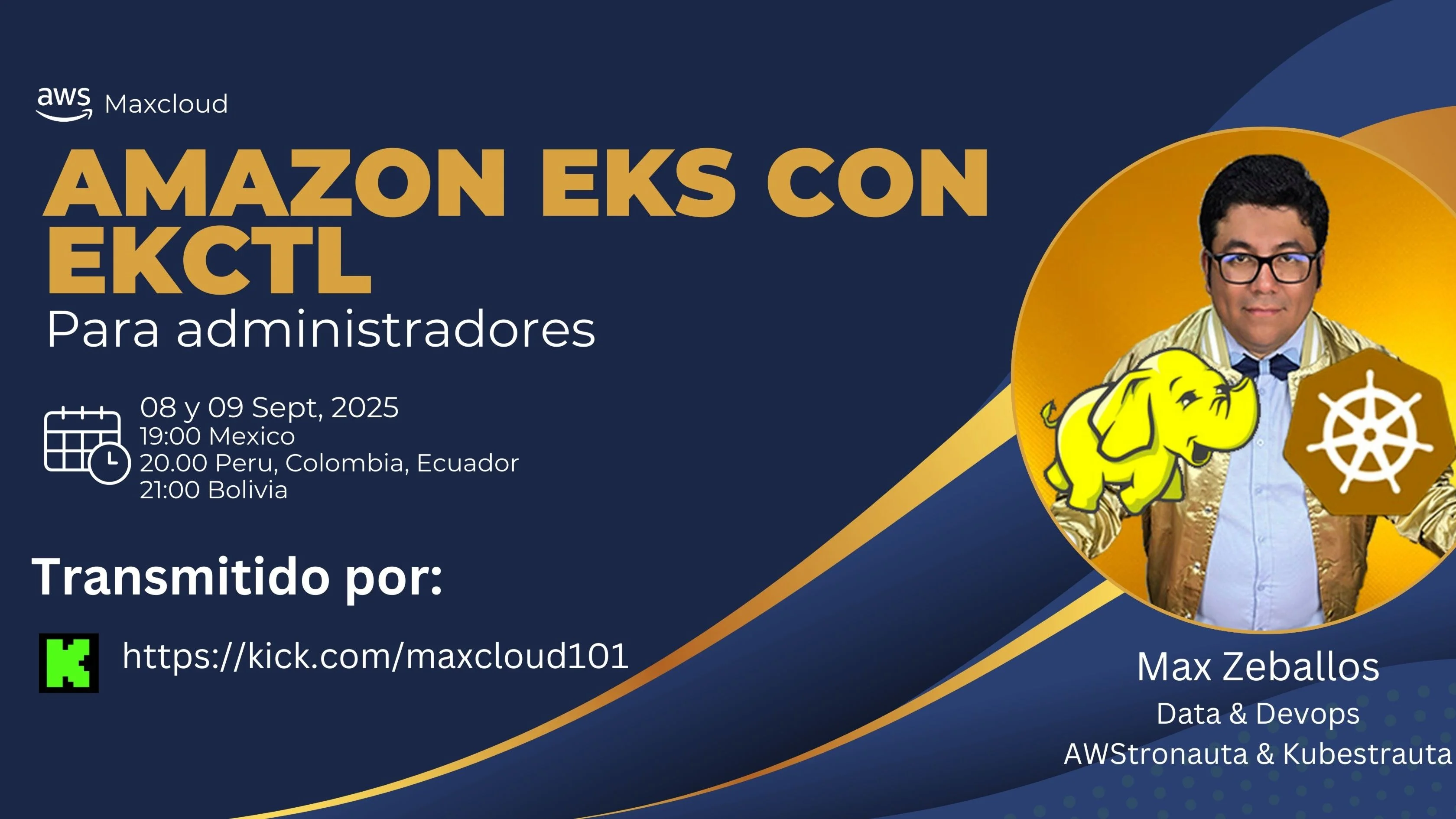 Portada de Amazon EKS con eksctl - Dia 2