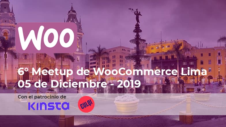 Portada de 6° Meetup - WooCommerce Lima