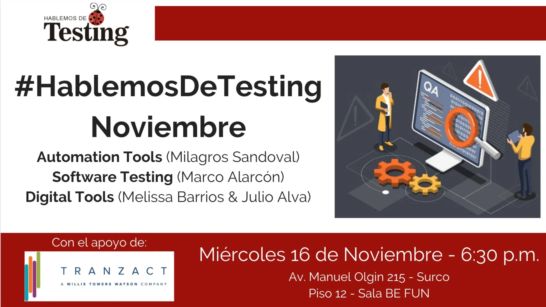 Portada de #HablemosDeTesting - Noviembre 2022