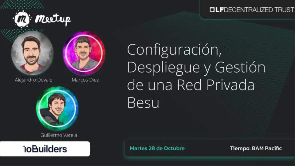 Portada de Configuración, Despliegue y Gestión de una Red Privada Besu