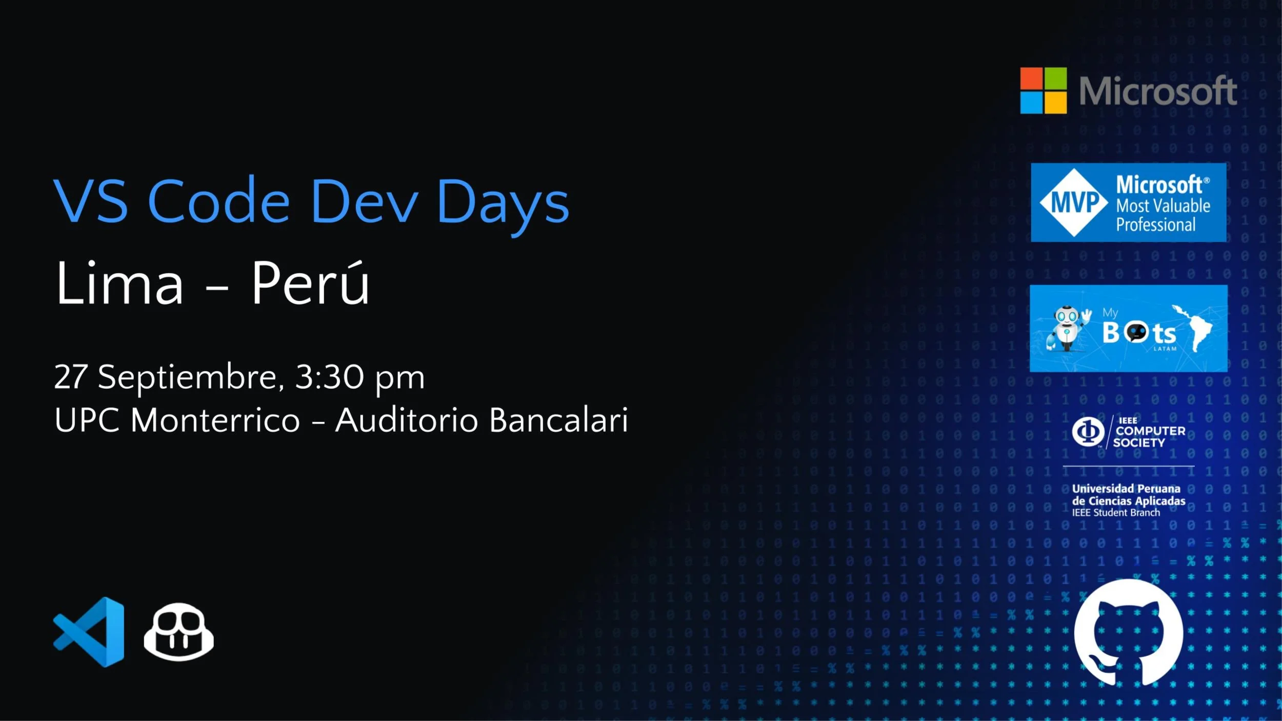 Portada de VS Code Dev Days – Lima