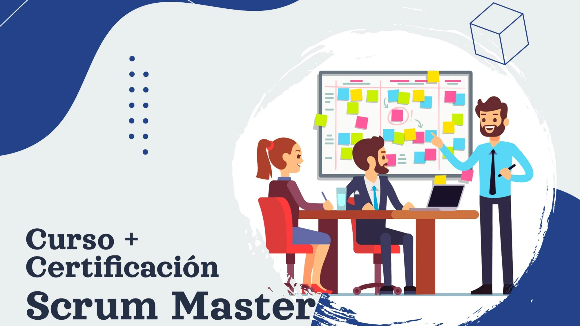 Portada de Curso y preparación certificación Scrum Master de SCRUM ORG