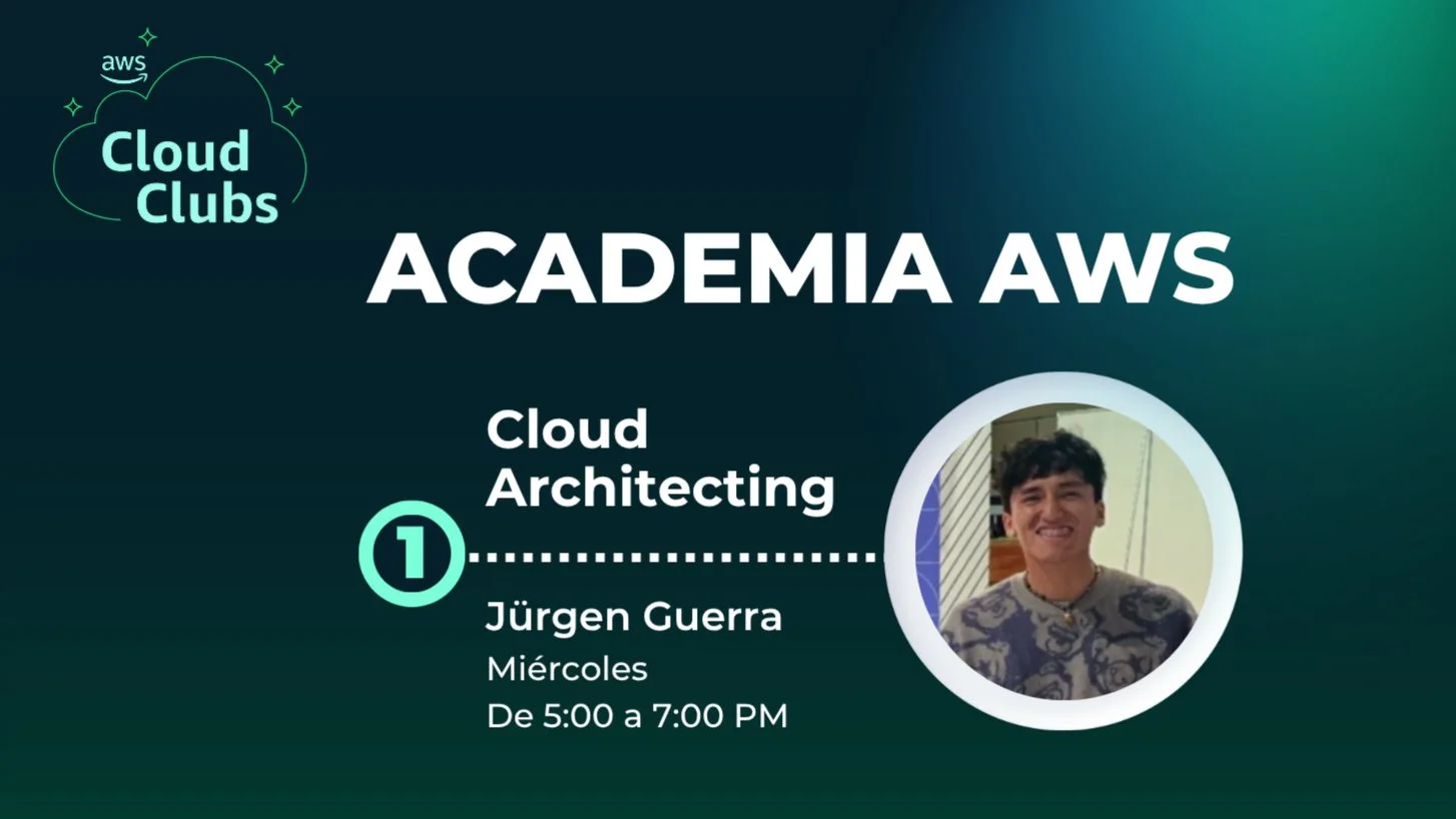 Portada de AWS Academy DSC UNI: Cloud Architecting Sesión 1