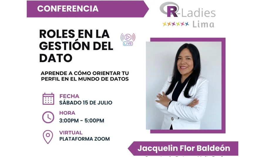 Portada de Conferencia: Roles en la Gestión Del Dato