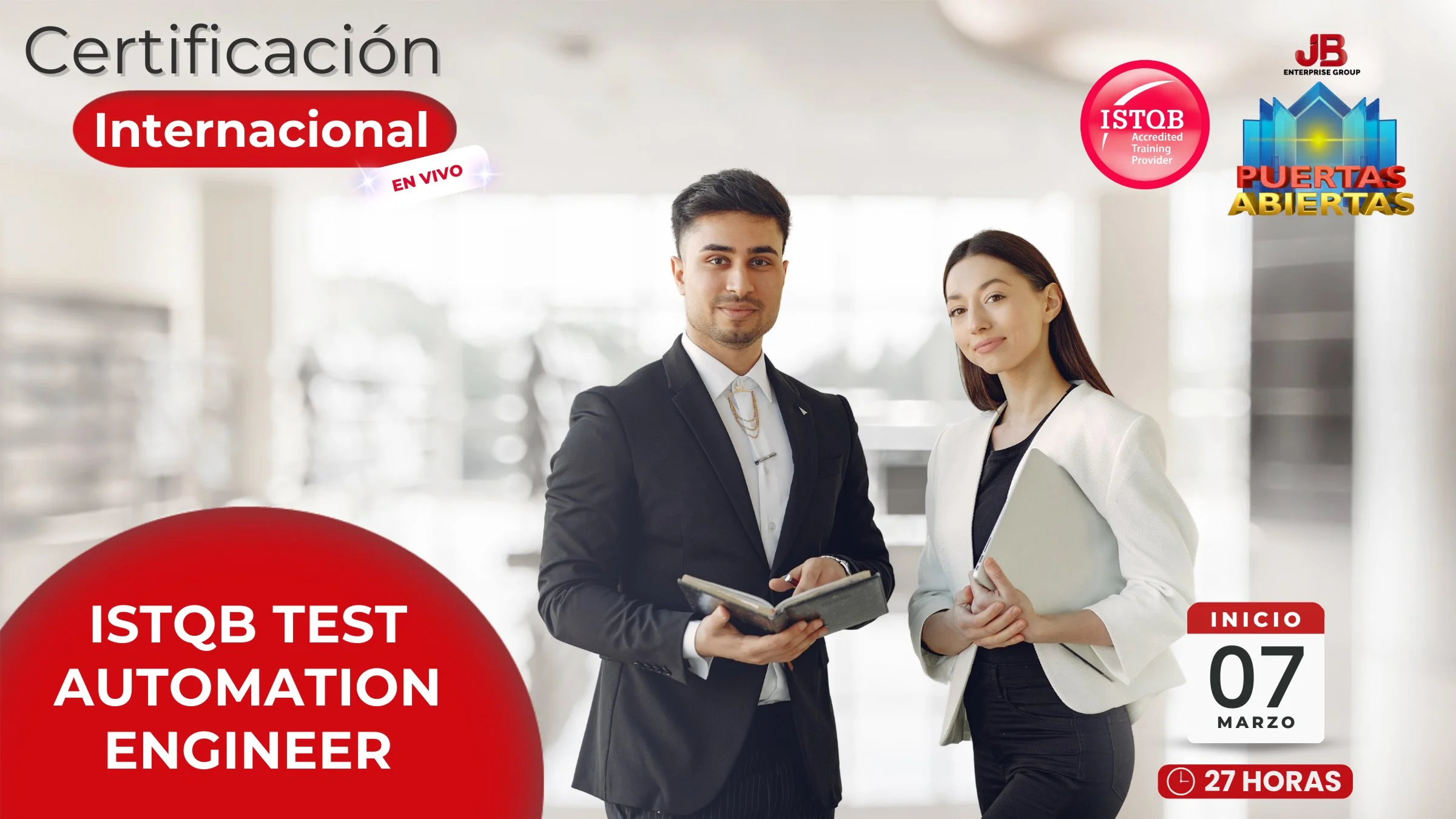 Portada de CERTIFICACION ISTQB TEST AUTOMATION ENGINEER + EXAMEN