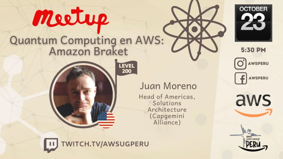 Portada de AWS en Directo: Quantum Computing en AWS: Amazon Braket