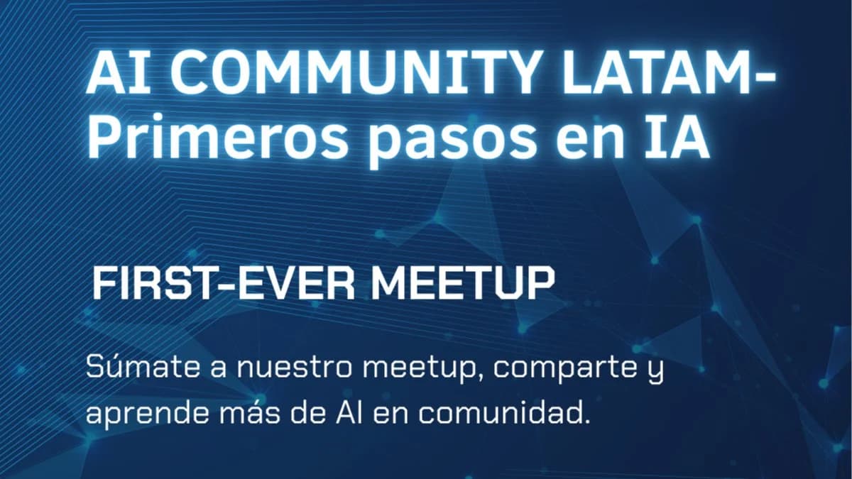 Portada de Primeros pasos en Inteligencia Artificial con AWS IA Latam