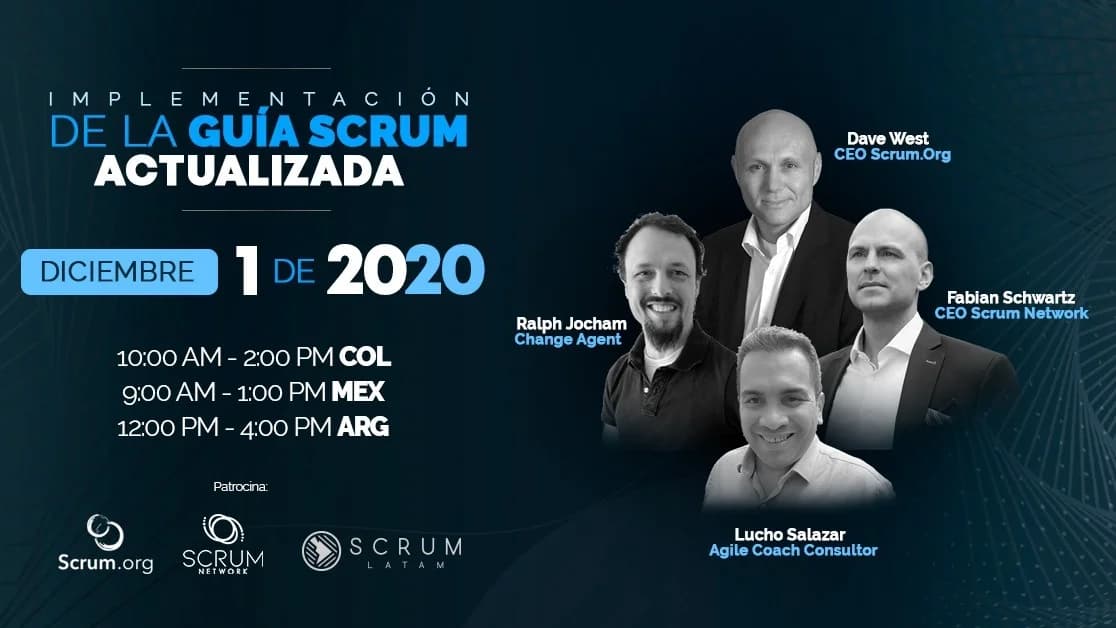 Portada de Implementación de la Guía de Scrum 2020