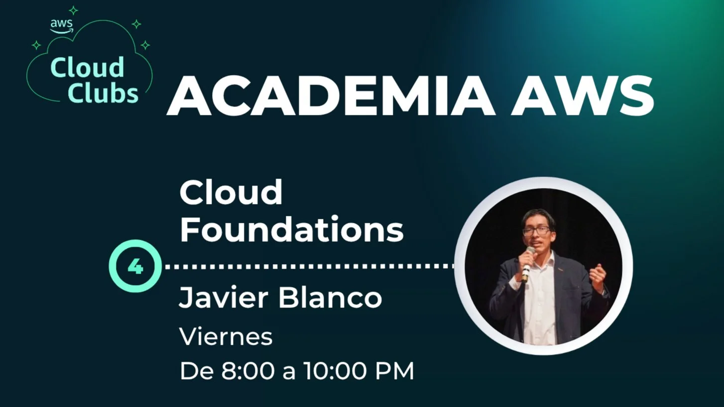 Portada de AWS Academy: Cloud Foundations - Sesión 4